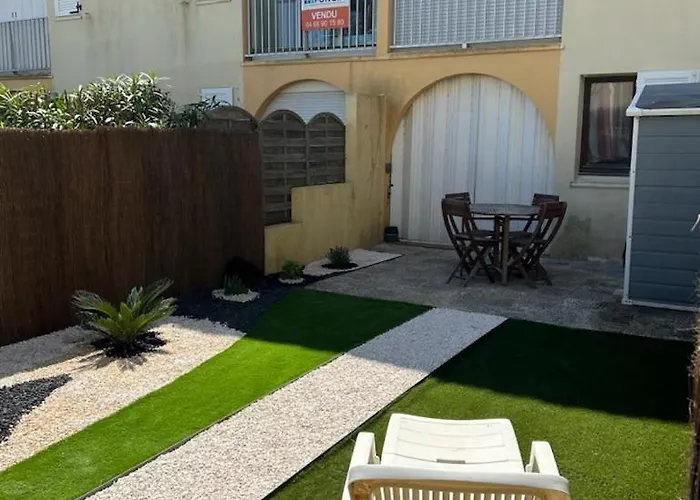 T2 Avec Son Rez De Jardin De 40 M2 5 Couchages 250m De La Et 15km De L'arena Narbonne Plage
